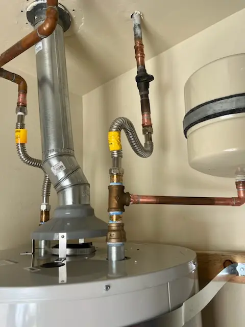 Water heater installation and plumbing repair in McGuffey Heights